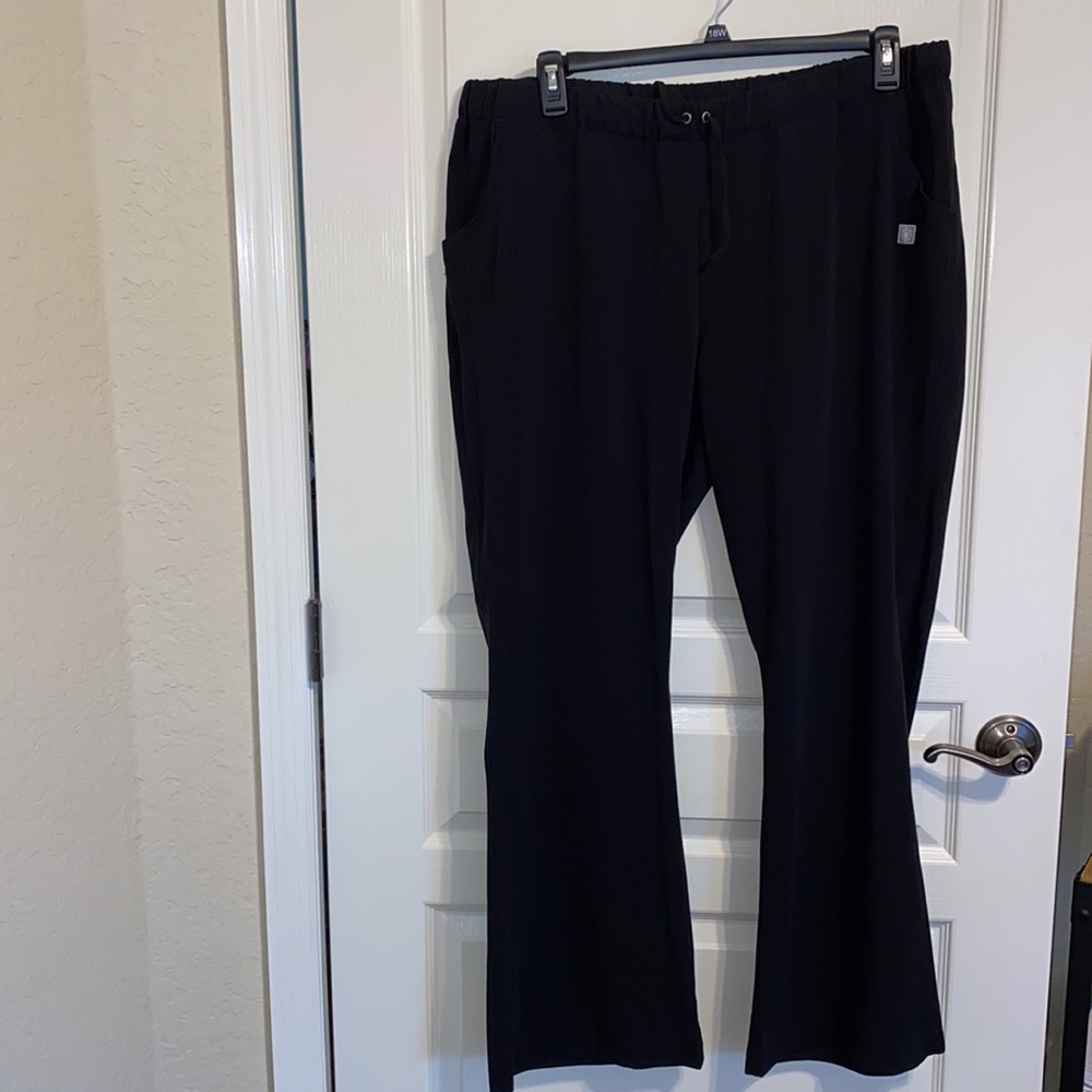 White Cross Scrub Pants